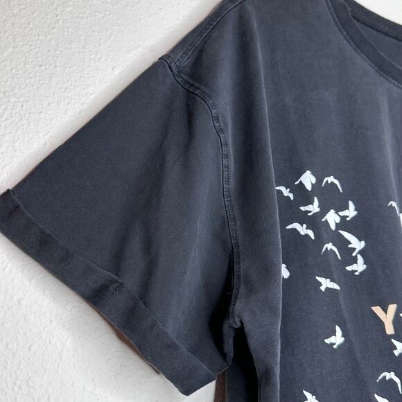YoungLAThe Flock Short Sleeve Tee Shirt, Black, Size Small - Picture 5 of 7